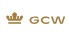 GCW logo with a gold crown icon to the left of the letters GCW