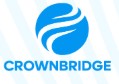 CrownBridge logo: blue circular emblem with a curved white stripe above the word CrownBridge in blue